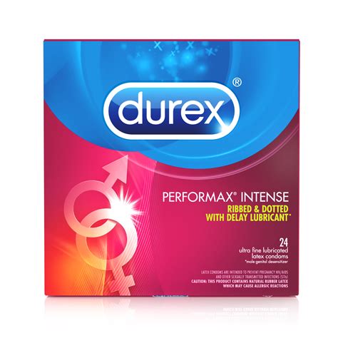 Durex Performax Intense Natural Latex Condoms, Ultra Fine.